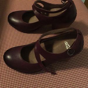 Dansko heels with ankle strap